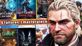 I forced myself to play *EVERY* Witcher spin-off game