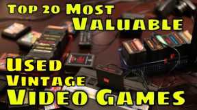 Top 20 Most Valuable Used Vintage Video Games