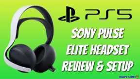 Sony Pulse Elite Headset Review & Setup Guide PS5