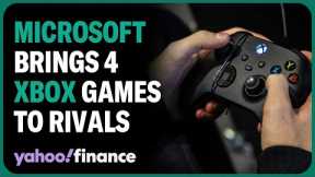 Microsoft brings four Xbox games to rival console makers Sony and Nintendo