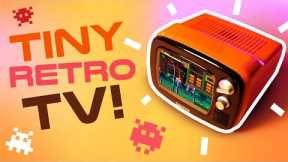 Playing Games on a Tiny Retro TV!