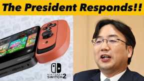 Nintendo’s President Responds To BRAND NEW Switch 2 Rumors & Leaks