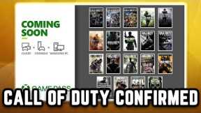 Xbox Game Pass Call of Duty CONFIRMED | PlayStation MULTI-PLATFORM | Xbox Physical Games SUPPORT