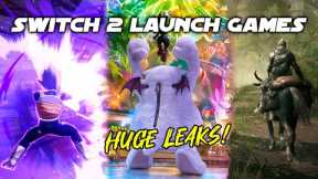 Switch 2 Launch Games HUGE LEAK! Capcom, Square Enix, and More!