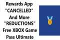 Microsoft Rewards App Cancelled And