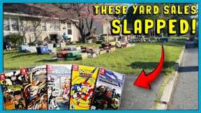 Yard Sales Full of SWITCH GAMES! || Nintendo Switch Video Game Hunting!