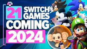 21 Upcoming Nintendo Switch Games Releasing in 2024