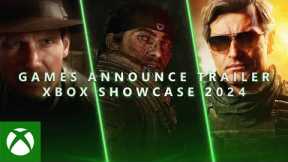 Xbox Games - Official Announce Trailer - Xbox Games Showcase 2024