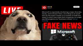 What's Up GAMERS... Microsoft/Xbox Claims DEI is Not Business Critical & Fires Staff (False Flag)