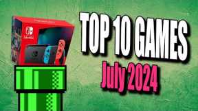 Top 10 Nintendo Switch Games Coming Out in July 2024!