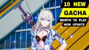 Top 10 NEW UPDATE Best GACHA GAMES RPG for Android & iOS | Worth to Play Gacha with SSR tier hero