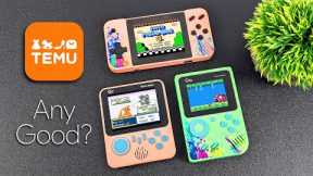 Cheap TEMU Handheld Game Consoles! We Bought 3 Of Them, Are They A Scam?