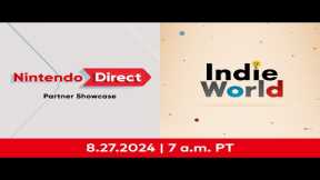 Indie World Showcase + Nintendo Direct: Partner Showcase 8.27.2024