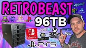 RetroBeast 96TB Emulation Gaming Build By @KrisCoolmod Is MASSIVE! THIS IS CRAZY!!