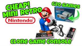 Mini NES Look-A-Like 8 Bit Retro Classic Gaming Console | Includes 620 in  Built in Games)