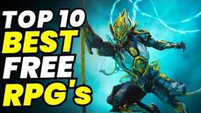 Top 10 Best Free RPG Games For PC on Steam (2024)