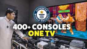 Most Gaming Consoles Connected to a TV - Guinness World Records