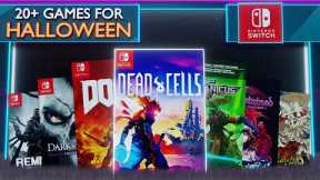 20 FUN Switch Games for HALLOWEEN! | Nintendo Switch