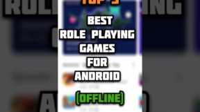 😱😱 Top 3 Best Role Playing Games 🔥🔥 For Android // Offline // #shorts 2024