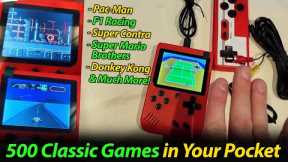 Best Christmas Toys - 500 Retro Games - 2 Player RETRO Gaming Console - Nintendo Games!