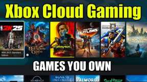 XBOX CLOUD GAMING [Update] Play Your Own Games!