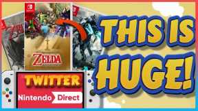 HUGE New Nintendo Switch Game Revealed! Zelda Ports Next? + Twitter Nintendo Direct Before Switch 2?