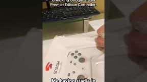 Unboxing a Google Stadia Controller in 2024 be like: #google #stadia #shorts #unboxing