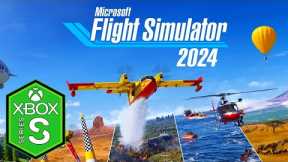 Microsoft Flight Simulator 2024 Xbox Series S Gameplay [Optimized] [120fps] [Xbox Game Pass]