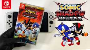 Sonic X Shadow Generations Day One Edition Unboxing + Gameplay on Nintendo Switch OLED