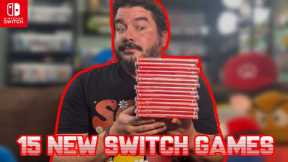 15 NEW Switch Games Added To The Collection!