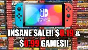 Nintendo Switch Gets A 99% Off Sale! COOL ESHOP GAMES TO PLAY NOW!