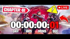 FORTNITE CHAPTER 6 SEASON 1 COUNTDOWN LIVE🔴 24/7 & Fortnite Live Event!