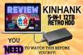 Kinhank 5 in 1 12TB Retro Game HDD