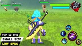 Top 12 Best SMALL SIZE GAMES RPG and Low Spec Phone Games RPG for android iOS (OFFLINE ONLINE)