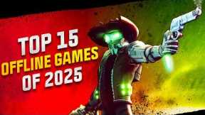 Top 15 Mobile Offline Games of 2025! NEW GAMES REVEALED! Android and iOS.