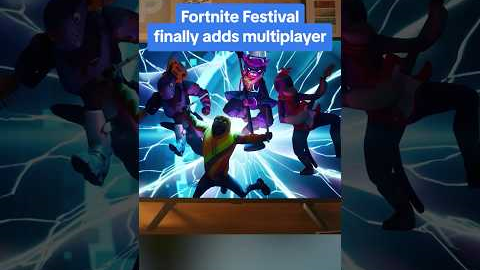 Fortnite Festival is FINALLY getting local multiplayer on PlayStation and Xbox! #fortnite #guitar