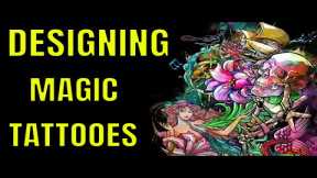 Designing MAGIC TATTOOES for TTRPG's and D&D 🔴#4k LIVE