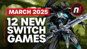 12 Exciting New Games Coming to Nintendo Switch - March 2025