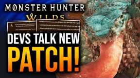 Monster Hunter Wilds - Capcom Speaks on Patch! Bad Reviews?!