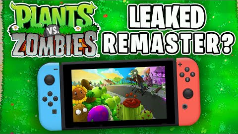 Leaked Plants vs. Zombies Remaster for Nintendo Switch? (Plants vs. Zombies Reloaded)