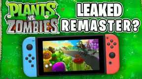 Leaked Plants vs. Zombies Remaster for Nintendo Switch? (Plants vs. Zombies Reloaded)