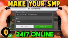 How to Make 24/7 Server Without Aternos | Minecraft Pocket Edition Free Server