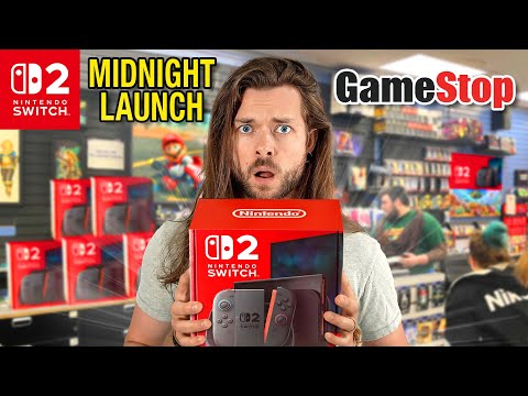 The Nintendo Switch 2 MIDNIGHT RELEASE *LIVE*