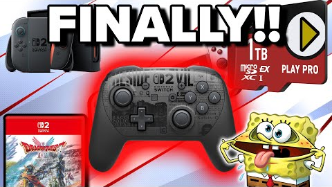 Nintendo Switch 2 Just Got a NEW Pro Controller + More AWESOME Updates!