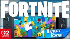 Fortnite Nintendo Switch 2 Performance: The Simpsons Season 6 Victory Royale