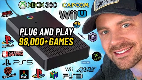 This MASSIVE Plug & Play Game Drive Has Over 98,000 Games! | 7 Front Ends In 1