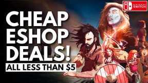HUGE Nintendo Eshop Switch BARGAINS Under $5 (Christmas Sale!)