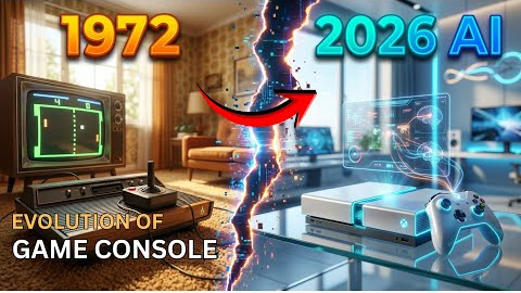 Evolution of Game Console (1972–2026) | From First Console to AI Gaming