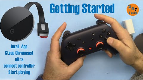 Setting Up and start using STADIA game controller with Chromcast Ultra