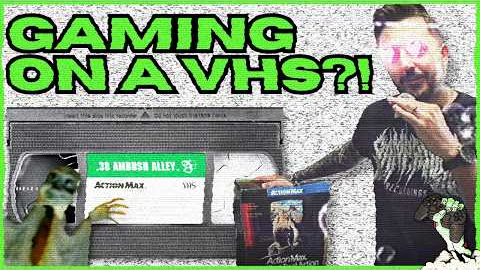The Weird VHS Game Console You’ve Never Heard Of | Action Max History, Unboxing & Gameplay